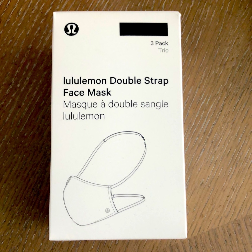 Lululemon Double Strap Face Mask